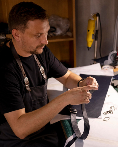 Handyman using tools
